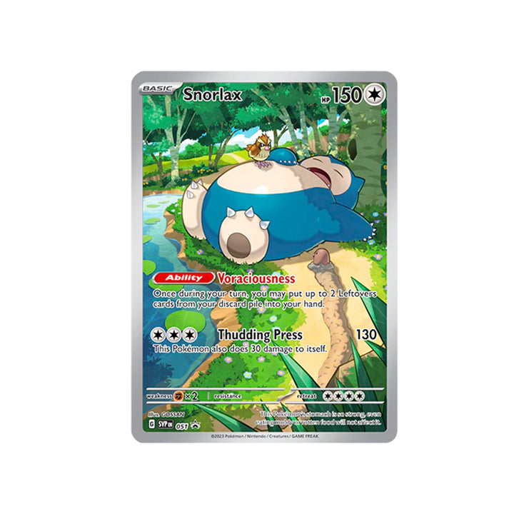 Snorlax, carta promo de Pokémon TCG 151