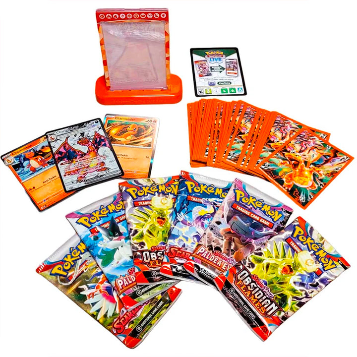 contenido charizard ex premium collection en ingles