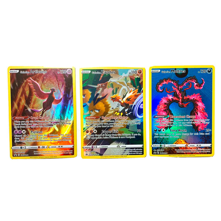 Cartas promo del trio de latas de Crown Zenith