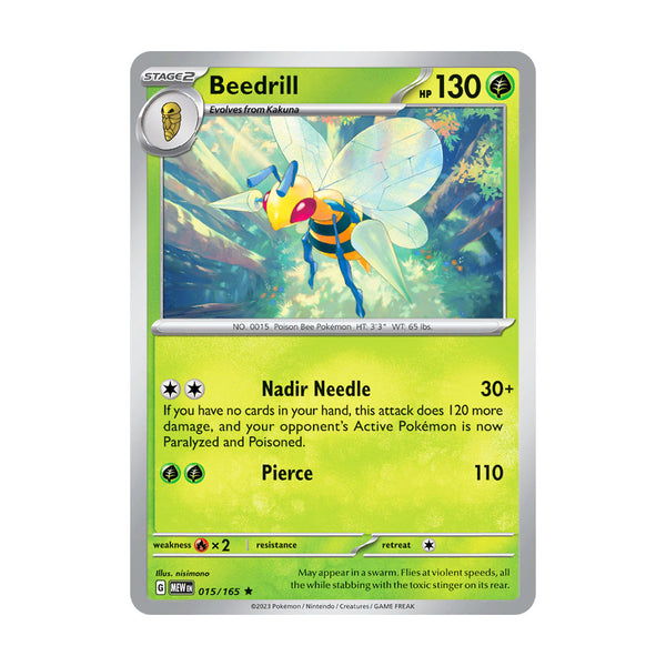 151: Beedrill (015/165) - Holo