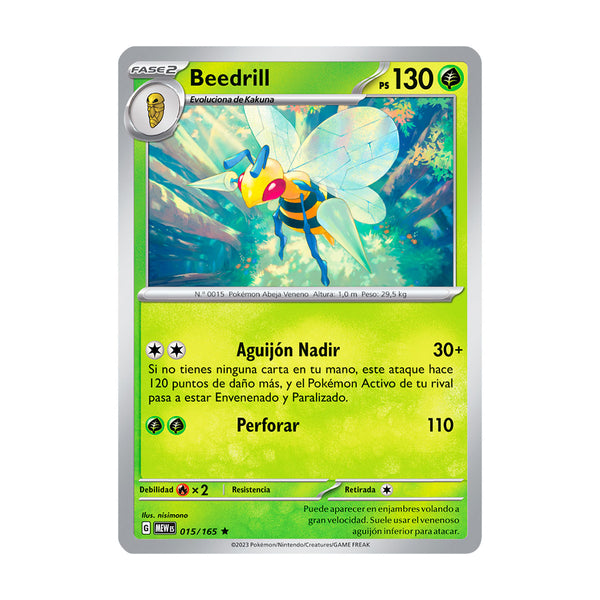 151: Beedrill (015/165) (Español) - Holo