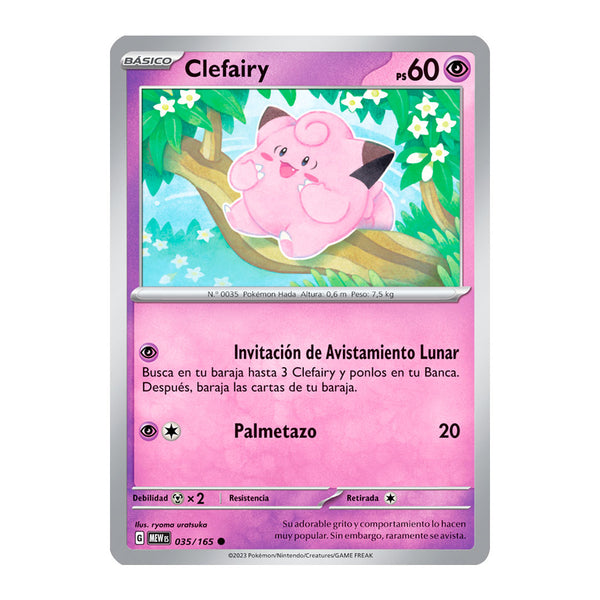 151: Clefairy (035/165) (Español) - Reverse Holo