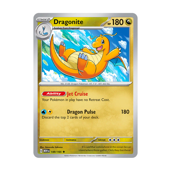 151: Dragonite (149/165) - Holo