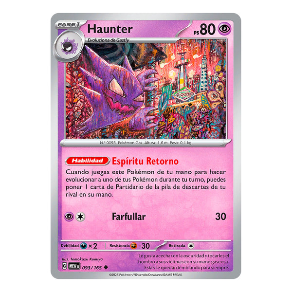 151: Haunter (093/165) (Español)