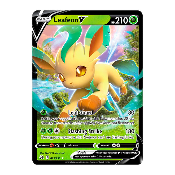 Crown Zenith: Leafeon V (013/159) (Inglés)