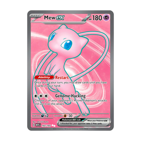 151: Mew Ex (193/165) (Inglés) - Full Art