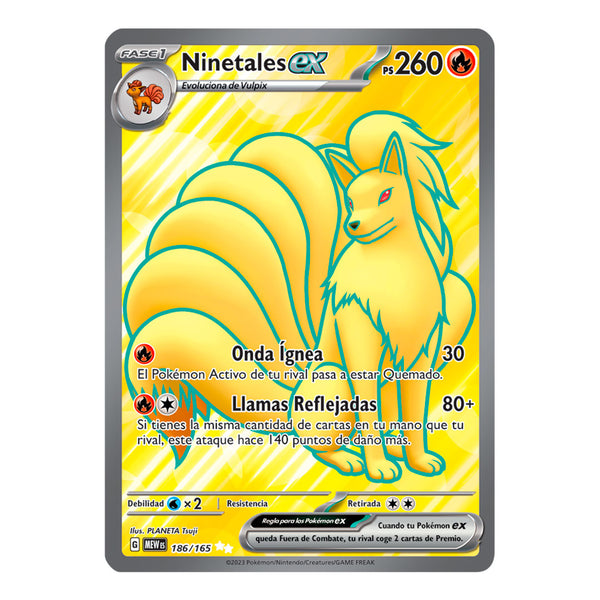 151: Ninetales Ex (186/165) (Full Art) (Español)