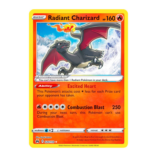 Crown Zenith: Radiant Charizard (20/159) (Inglés)