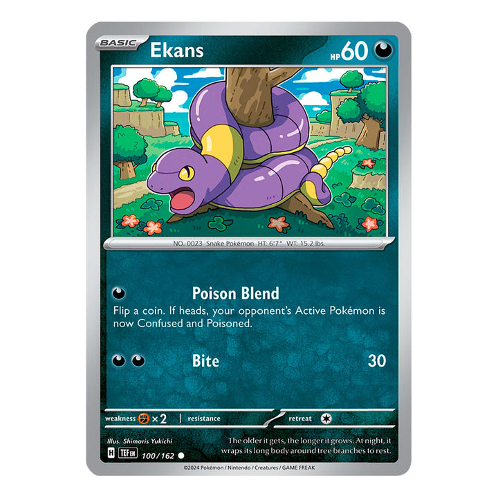 Temporal Forces: Ekans (100/162) (Inglés)