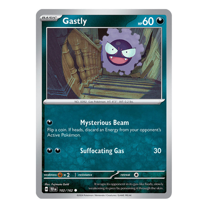 Temporal Forces: Gastly (102/162) (Inglés)