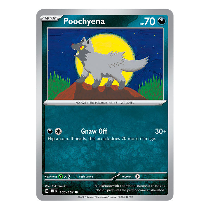 Temporal Forces: Poochyena (105/162) (Inglés)