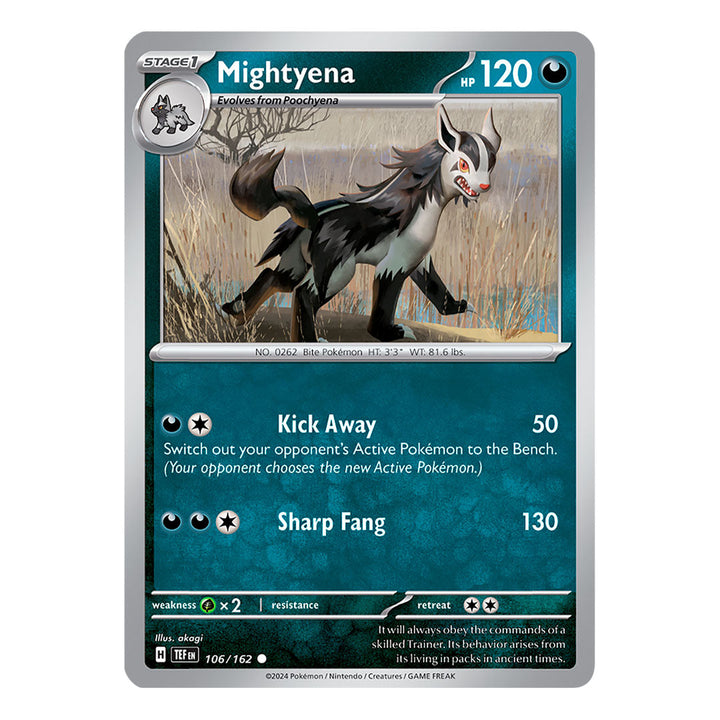 Temporal Forces: Mightyena (106/162) (Inglés)