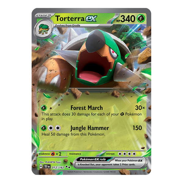 Temporal Forces: Torterra Ex (12/162) (Inglés)