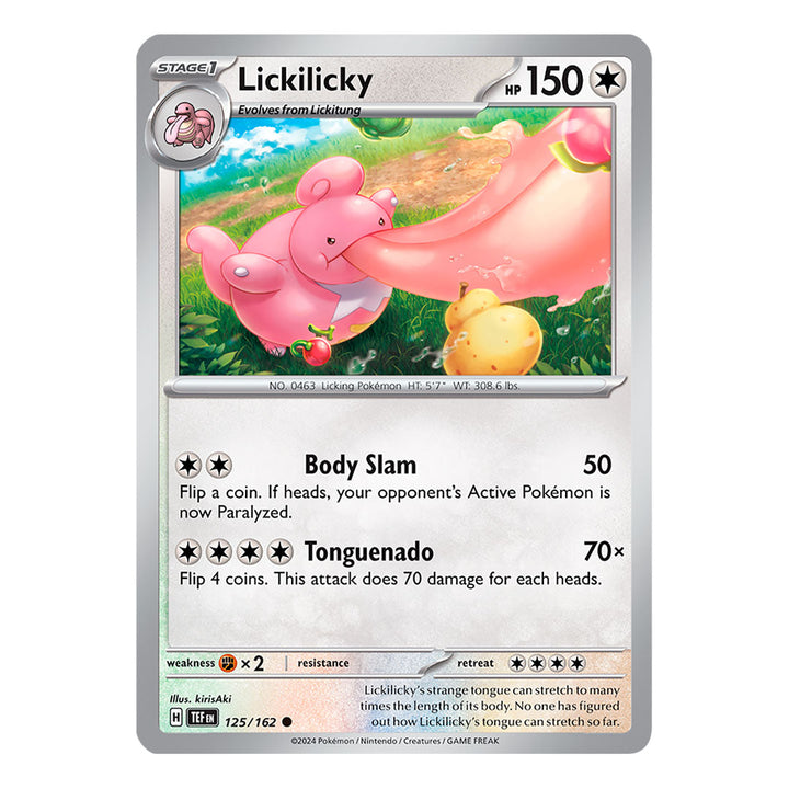 Temporal Forces: Lickilicky (125/162) (Inglés)