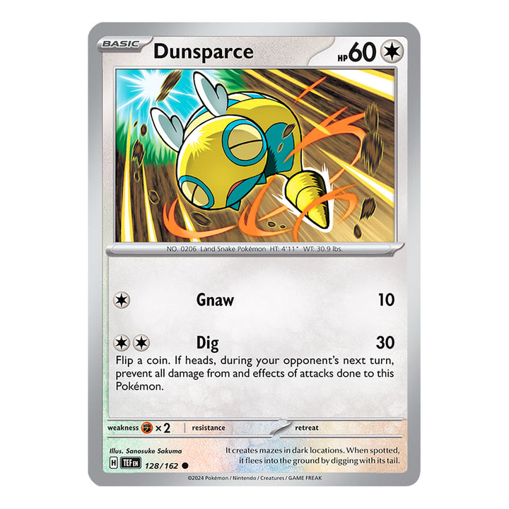 Temporal Forces: Dunsparce (128/162) (Inglés)