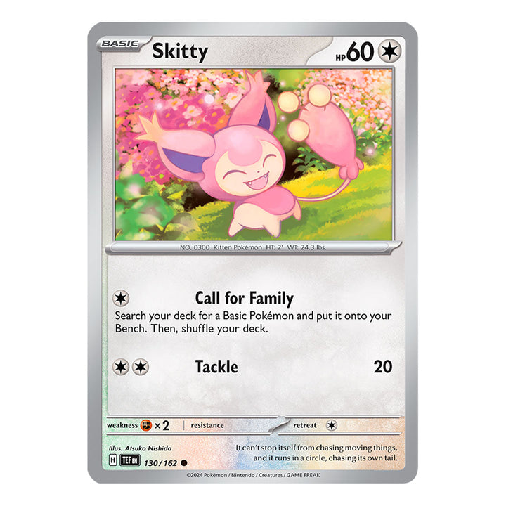 Temporal Forces: Skitty (130/162) (Inglés)