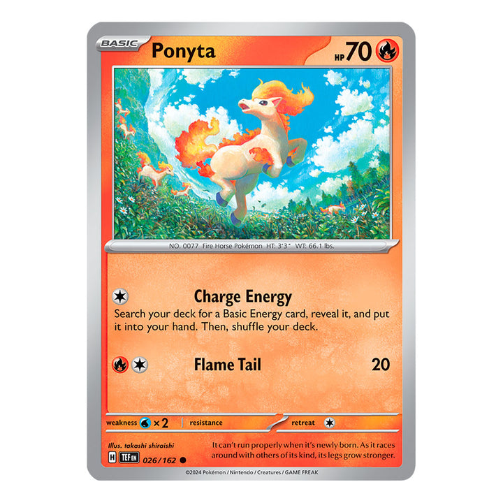 Temporal Forces: Ponyta (26/162) (Inglés)