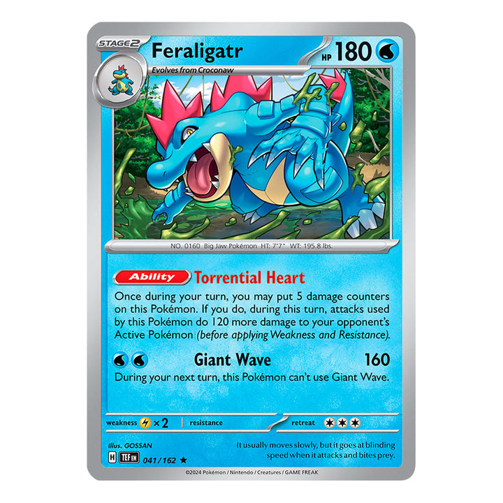 Temporal Forces: Feraligatr (41/162) (Inglés)