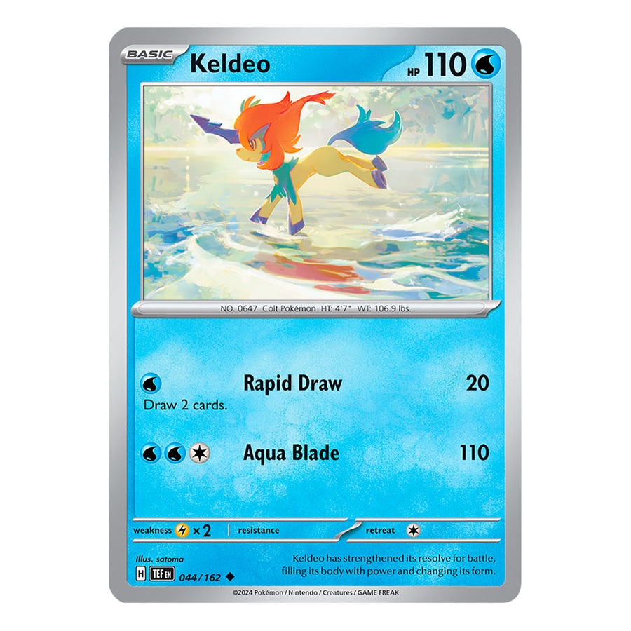 Temporal Forces: Keldeo (44/162) (Inglés)