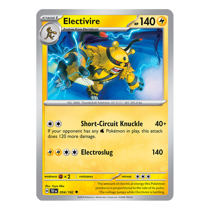 Temporal Forces: Electivire (54/162) (Inglés)