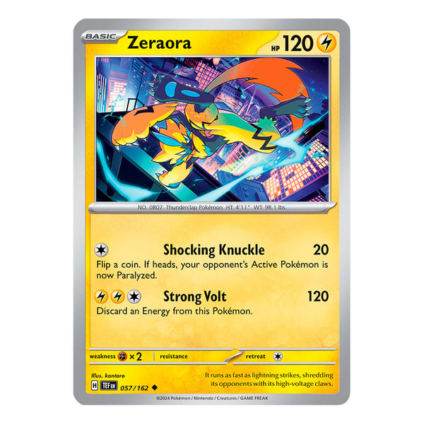 Temporal Forces: Zeraora (57/162) (Inglés)