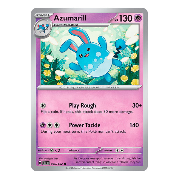 Temporal Forces: Azumarill (65/162) (Inglés)