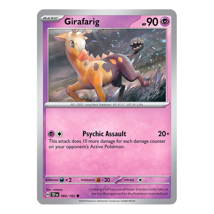 Temporal Forces: Girafarig (66/162) (Inglés)