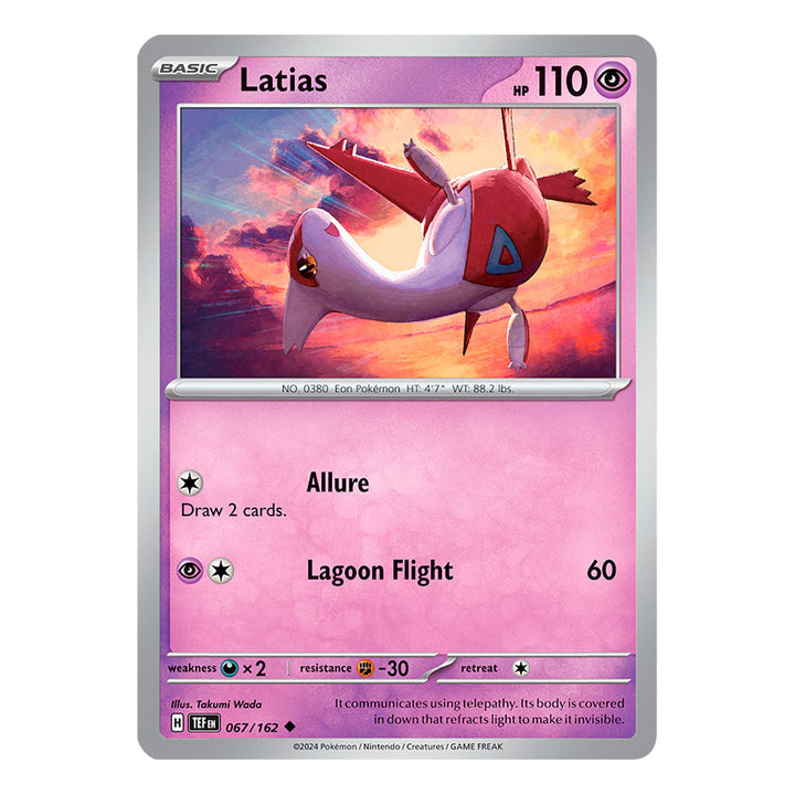 Temporal Forces: Latias (67/162) (Inglés)