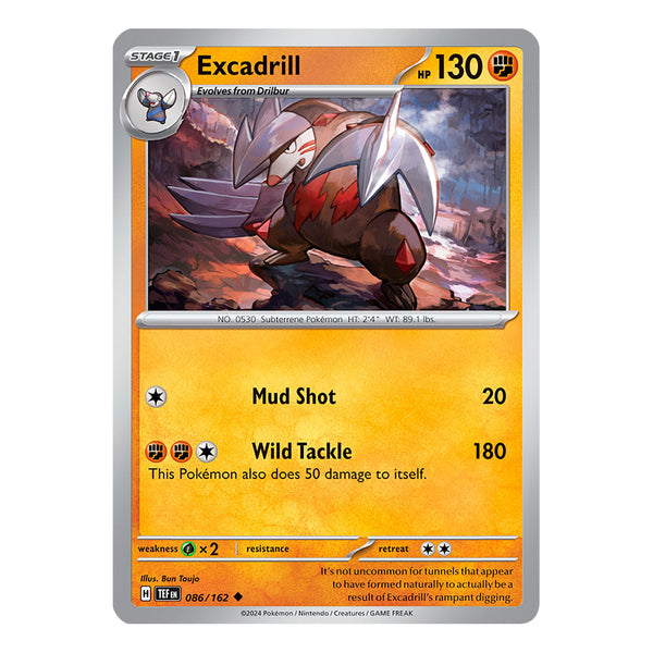 Temporal Forces: Excadrill (86/162) (Inglés)