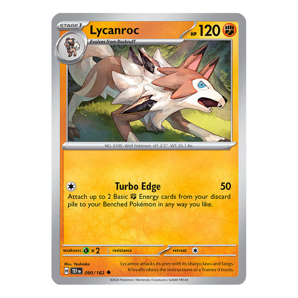 Temporal Forces: Lycanroc (90/162) (Inglés)