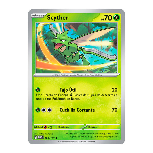 151: Scyther (123/165) (Español) - Reverse Holo